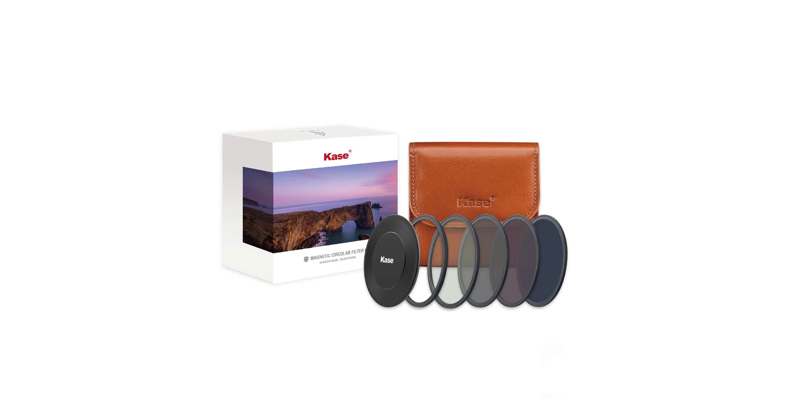 Kase Wolverine ND64000 Magnetischer ND-Filter – 95 Mm, 16 Blendenstufen (5.0), Stoßfestes Optisches Glas, Inkl. Adapter & Box