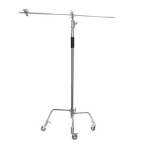 Caruba C-Stand Boomkarral és Kerekekkel LS-9W