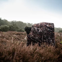 Caruba Camouflage Shelter Tent - lessátor székkel - egyszemélyes