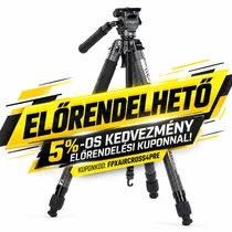 Fotopro X-Aircross 4 karbon videóállvány fluid fejjel- Szürke (Grey)