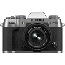 Fujifilm X-T50 váz + XC15-45mm f3.5-5.6 OIS PZ objektív - Ezüst