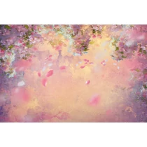 Little Prince Cherry Fabric háttér 120 x 120 cm