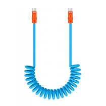 Newell - USB-C – USB-C 100 W-os spirál kábel 2 M (kék)