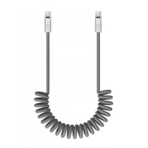 Newell - USB-C – USB-C 100 W-os spirál kábel 2 M (szürke)