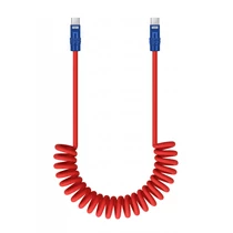 Newell - USB-C – USB-C 100 W-os spirál kábel 2 M (piros)