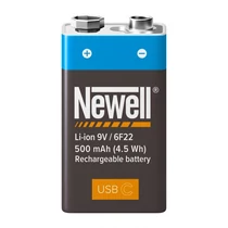 Newell 9 V USB-C 500 mAh újratölthető akkumulátor