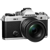 OM SYSTEM OM-3 VÁZ EZÜST, 12-45mm f4 Kit