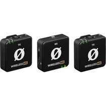 RODE Wireless ME Dual – Kompakt digitális vezeték nélküli mikrofonrendszer (2,4 GHz, fekete)