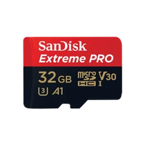 SANDISK MICRO SDHC EXTREME PRO 32GB 100MB/S UHS-I V30 A1 (173427) MEMÓRIAKÁRTYA