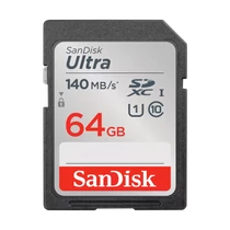 SANDISK SDXC ULTRA KÁRTYA 64GB, 140MB/s CL10 UHS-I (215415) Memóriakártya