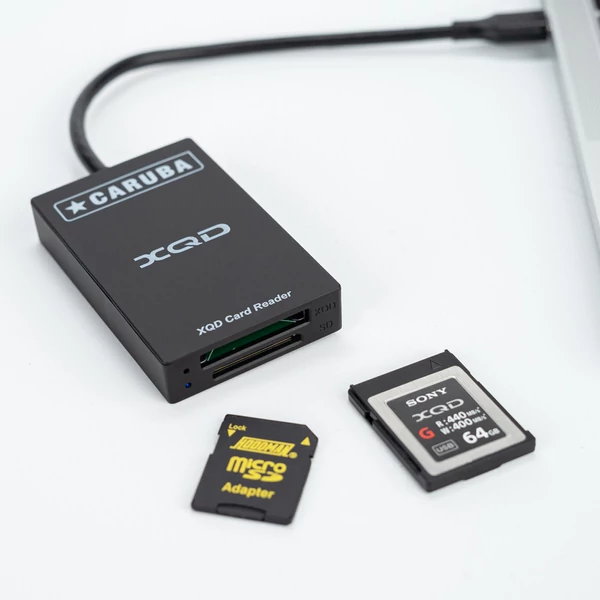 Caruba 2in1 kártyaolvasó *** XQD + SD *** USB-C csatlakozással