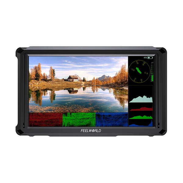 FeelWorld FW568 PRO 6"-os 4K HDMI kameramonitor