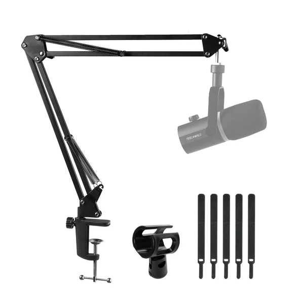 FEELWORLD AMS1 mikrofon boom kar - fekete