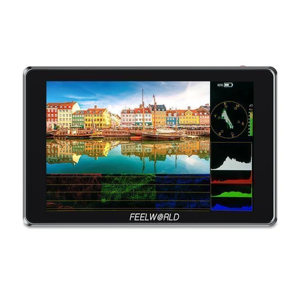 FEELWORLD S7 7" 12G-SDI/4k HDMI 2.0 érintőképernyős kameramonitor