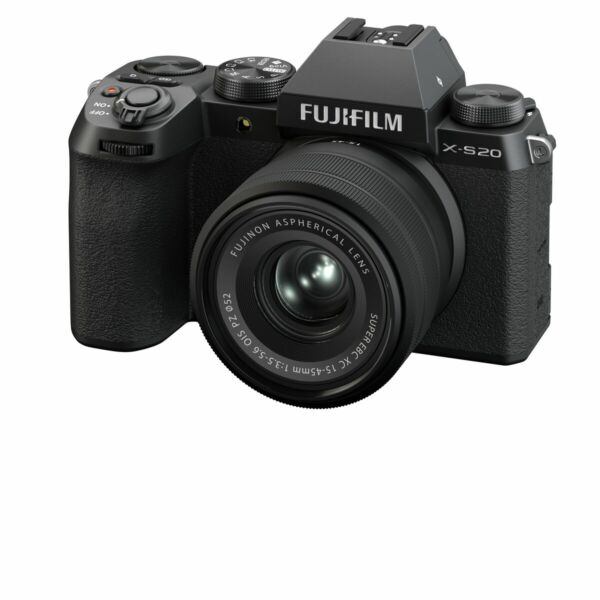 Fujifilm X-S20 váz XC15-45mm f3.5-5.6 OIS - Fekete