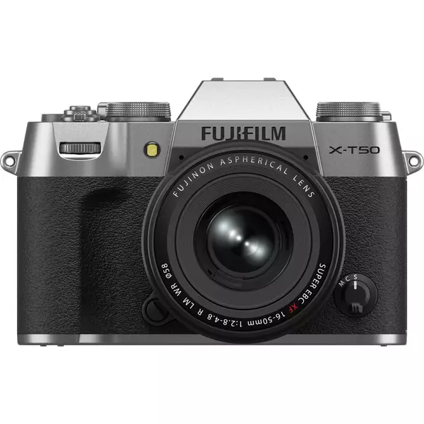 Fujifilm X-T50 váz + XF16-50mm f2.8-4.8 R LM WR objektív - Ezüst
