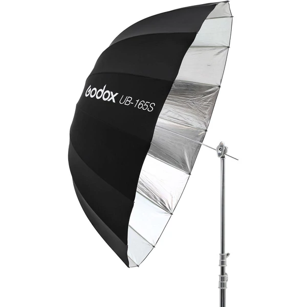 Godox 165cm parabola ernyő Black/Silver