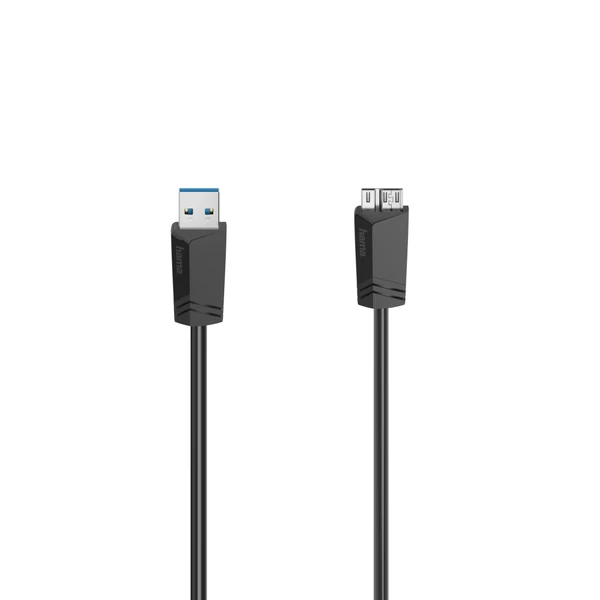 Hama FIC Micro-USB Cable, USB 3.0, 5 Gbit/s, 0.75 m