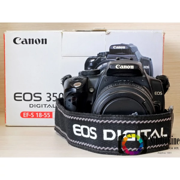 Canon EOS 350D + EF-S 18-55mm F/3.5-5.6 II kit Használt