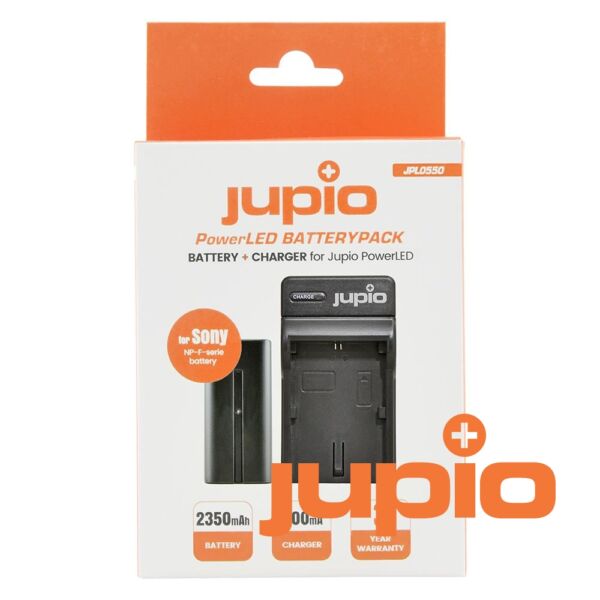 Jupio PowerLED BatteryPack Sony NP-F550 akku+töltő kit