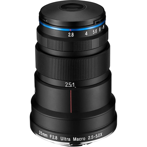 Laowa 25mm f/2.8 2.5–5X Ultra Macro objektív - Sony E rendszerhez