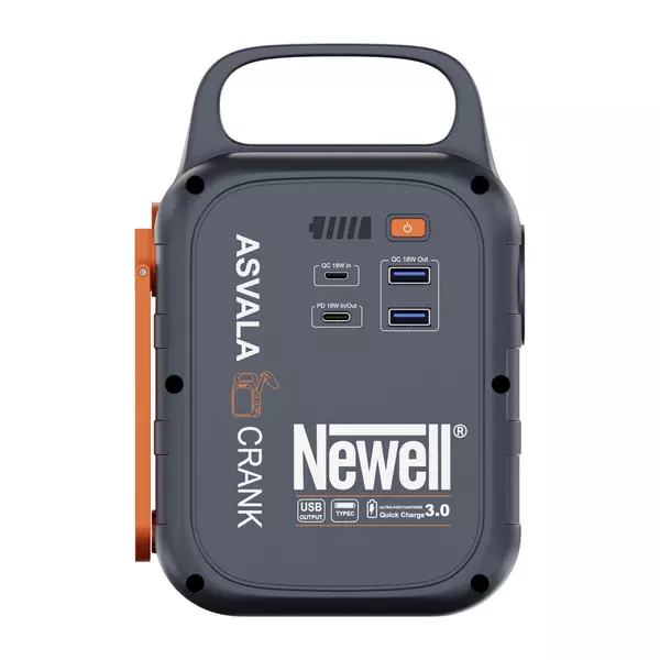 Newell Asvala Crank 22500 mAh PD 18 W Multifunkciós Powerbank