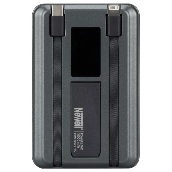 Newell MS-10000 Pro MagSafe Power Bank – 10000 mAh, USB-C + Lightning – Szürke