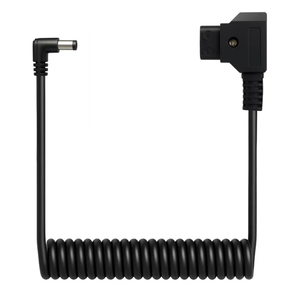 Newell - D-Tap – DC 5,5 × 2,5 mm spirál tápkábel (90 cm)