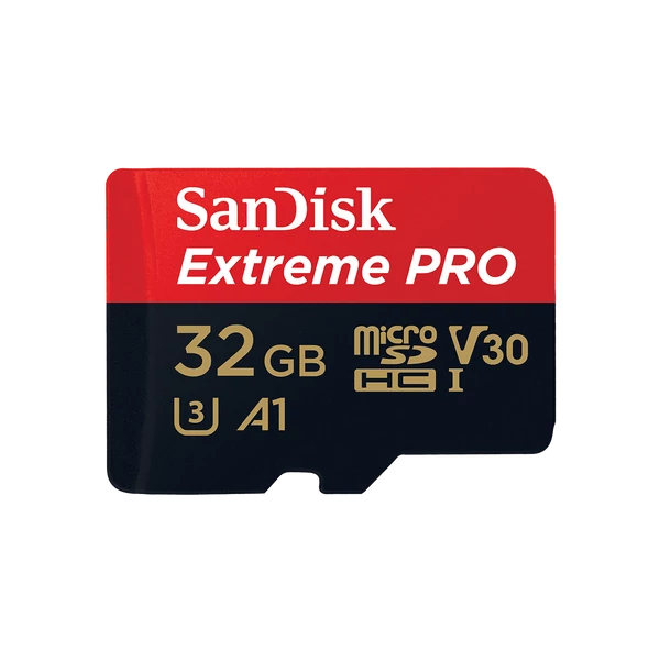 SANDISK MICRO SDHC EXTREME PRO 32GB 100MB/S UHS-I V30 A1 MEMÓRIAKÁRTYA