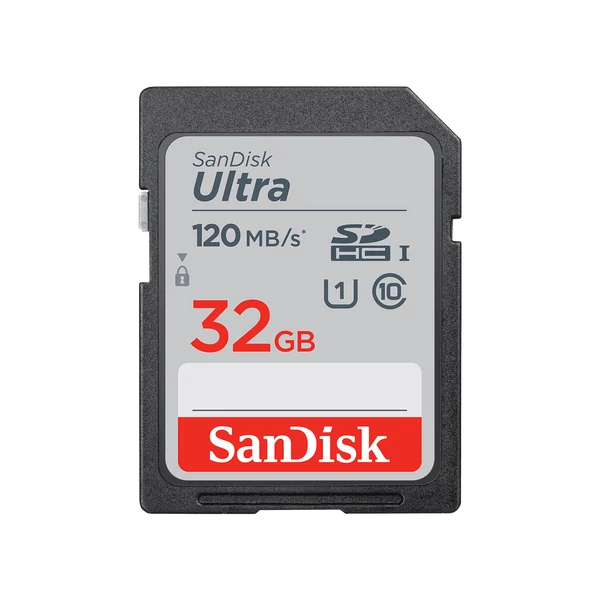 SANDISK SDHC ULTRA 32GB 120MB/S UHS-I CL10 (186496) MEMÓRIAKÁRTYA