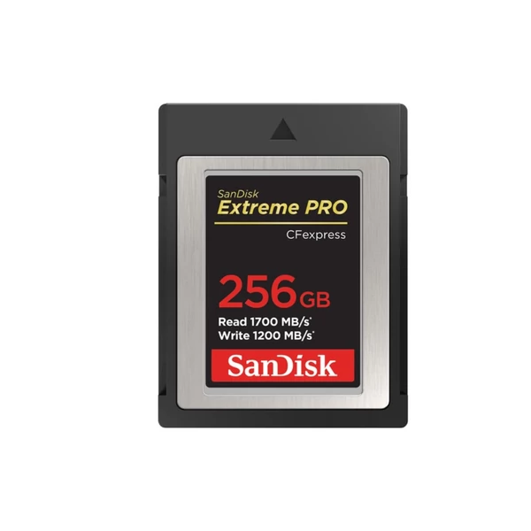 SANDISK CFEXPRESS 256GB EXTREME PRO 1700/1200MB/S TYPE B (186486) MEMÓRIAKÁRTYA