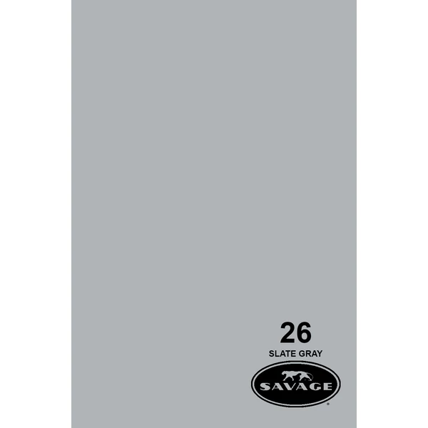 Savage Slate Gray 26 papírháttér 2,72x11m