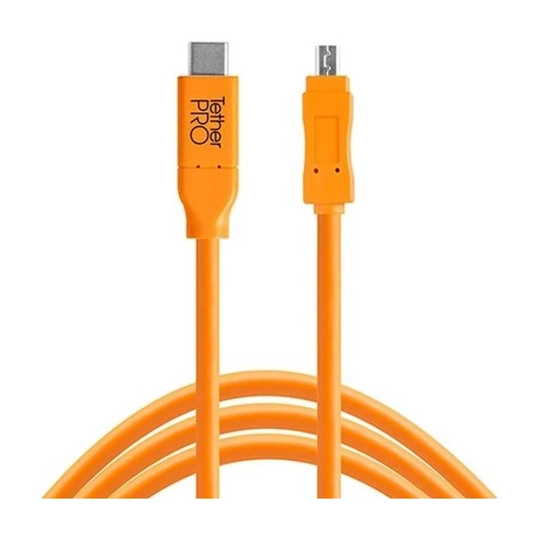 TetherPro USB-C to 2.0 Mini-B kábel