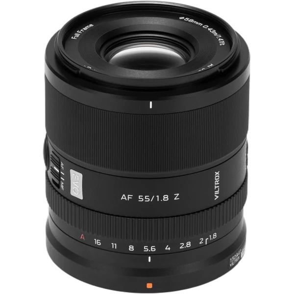 Viltrox AF 55mm F/1.8 EVO Nikon Z bajonettes objektív