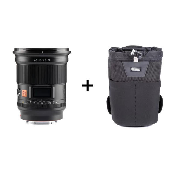 Viltrox AF 16mm F1.8 Sony E objektív + AJÁNDÉK Think Tank Lens Changer 50 tok