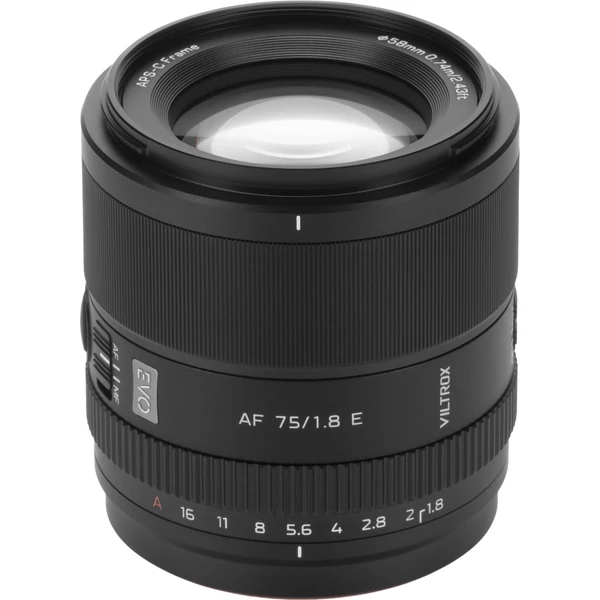 Viltrox 75mm f/1.8 EVO AF - Sony E bajonettes objektív