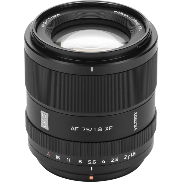 Viltrox 75mm f/1.8 EVO AF - Fuji X bajonettes objektív
