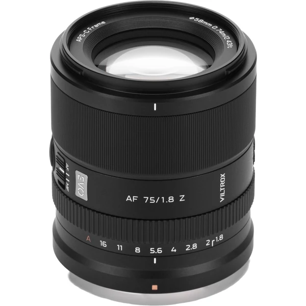 Viltrox 75mm f/1.8 EVO AF - Nikon Z bajonettes objektív