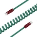 Kép 3/3 - Newell - USB-C – USB-C 100 W-os spirál kábel 1,5 M (zöld)