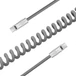 Kép 3/3 - Newell - USB-C – USB-C 100 W-os spirál kábel 2 M (szürke)