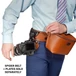 Kép 6/13 - SpiderPro Leather Sling Pouch - Barna