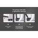 Kép 12/13 - VSGO Power Switch Lenspen - Mágneses aktívszenes lencsetisztító toll + 2 db extra fejjel!