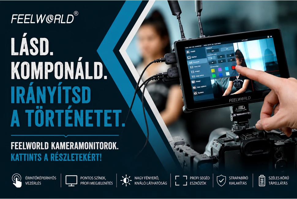Feelworld kameramonitorok