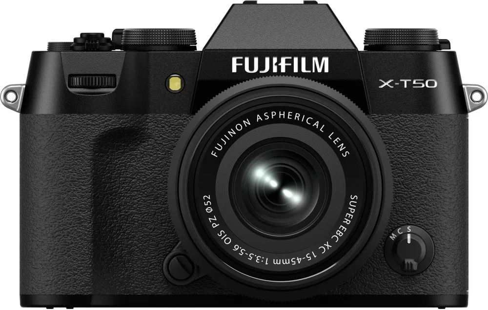 Fujifilm X-T50 váz + XC15-45mm f3.5-5.6 OIS PZ objektív - Fekete