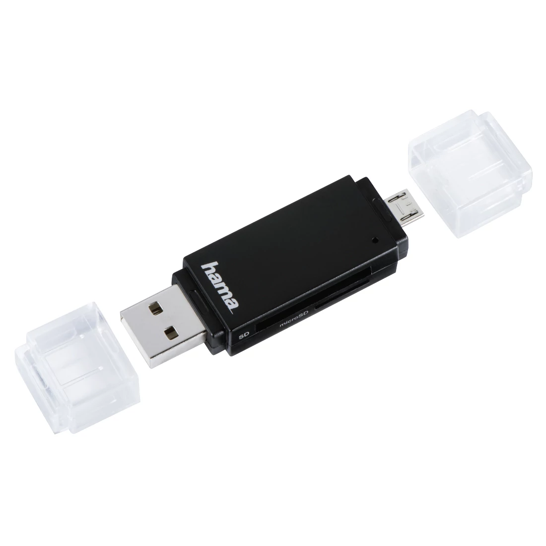 Hama Slim Multi kártyaolvasó USB 2.0 - fekete