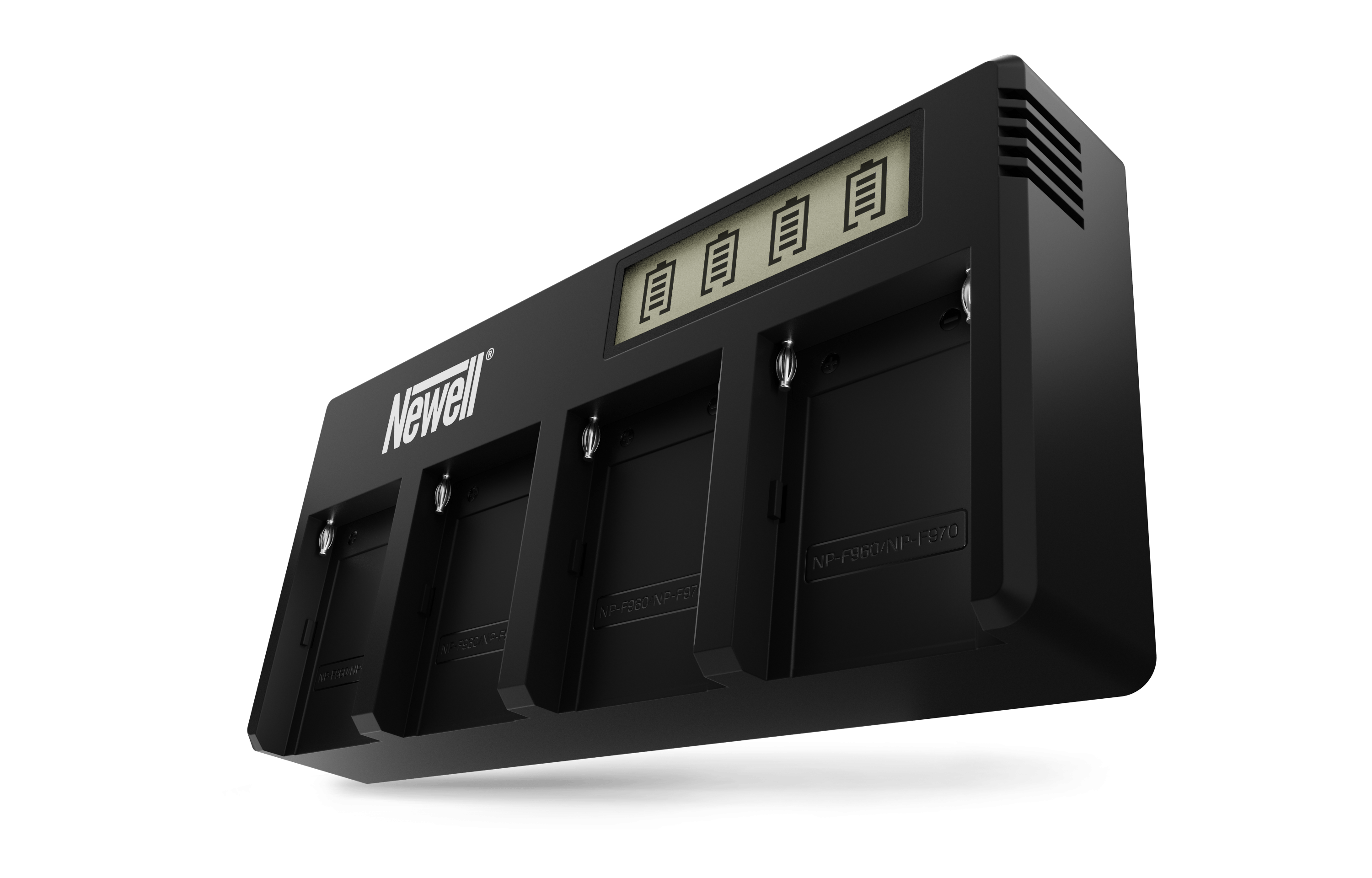 Newell DF-4CH négycsatornás töltő NP-F Sony akkumulátorokhoz