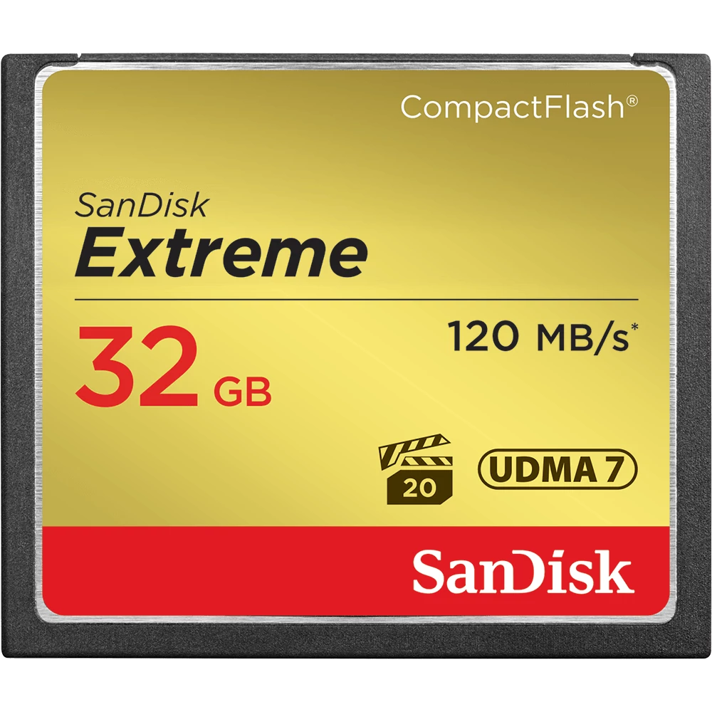 SanDisk CF EXTREME 32GB 120MB/s olv. 85MB/s írás