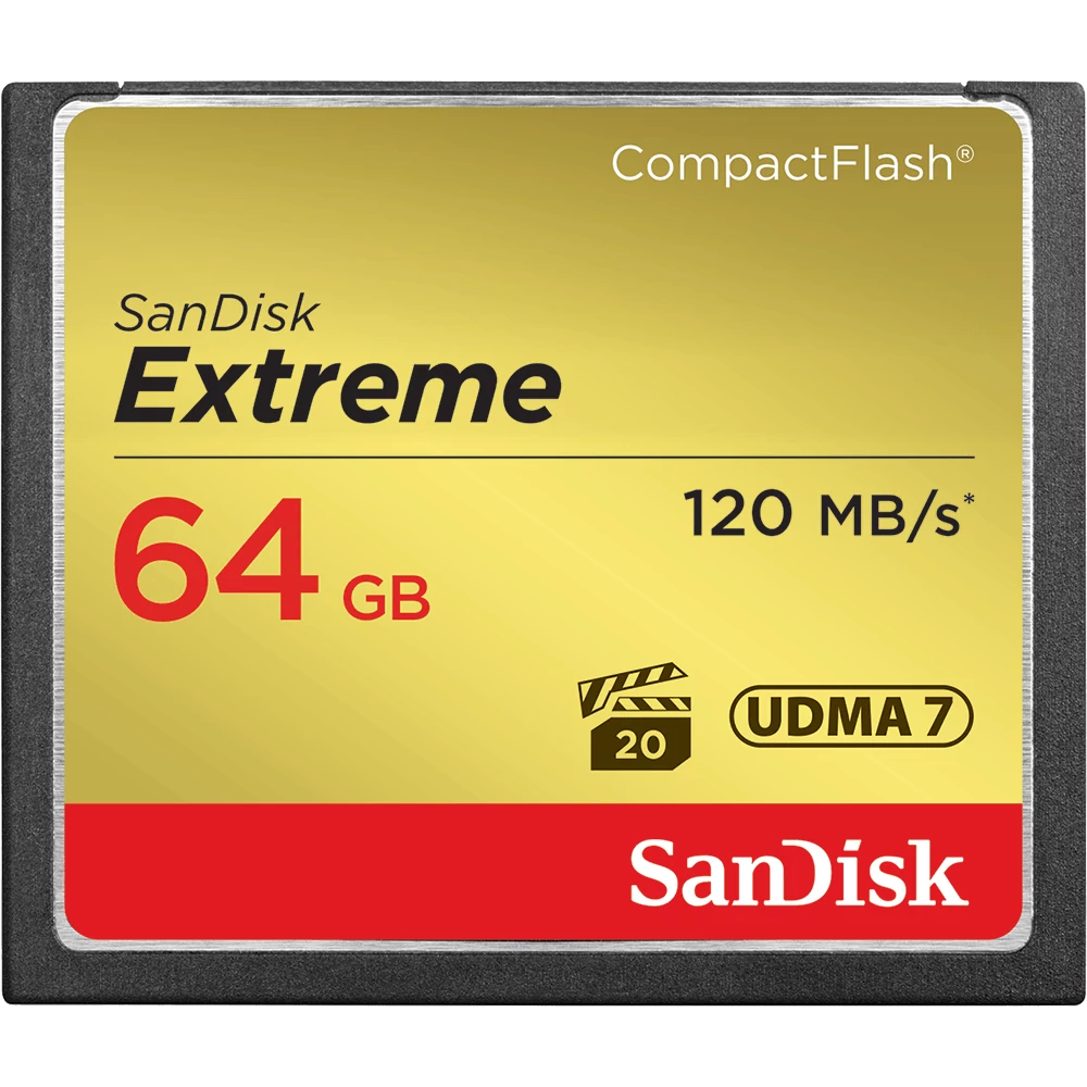 SanDisk CF EXTREME 64GB 120MB/s olv. 85MB/s írás