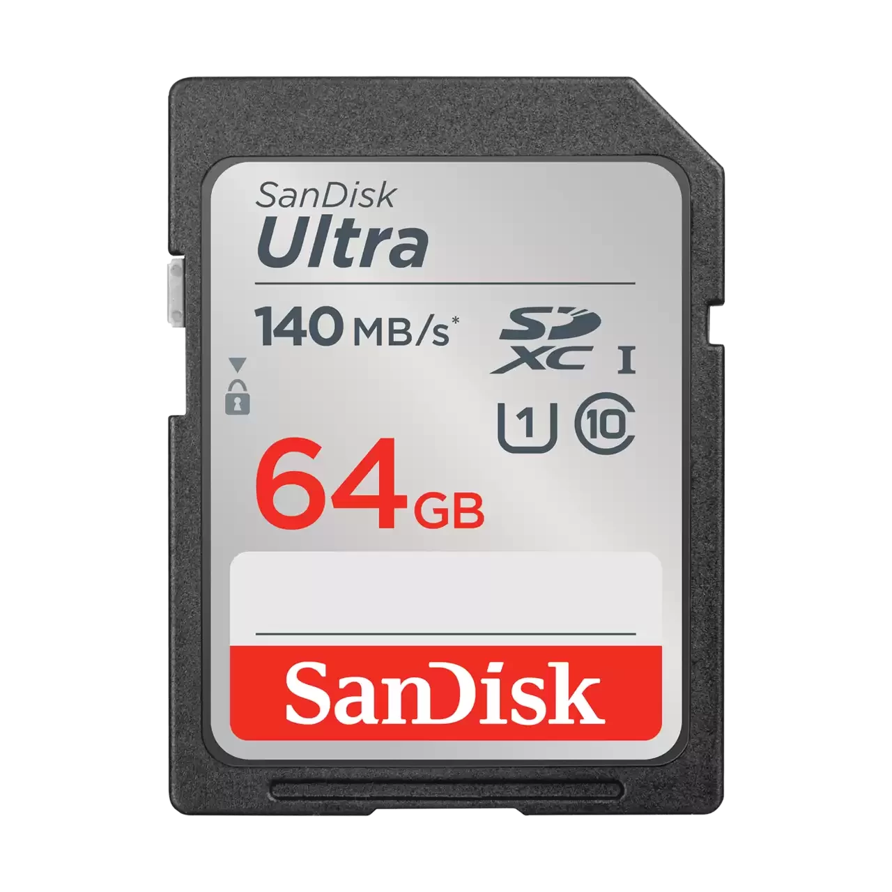 SANDISK SDXC ULTRA KÁRTYA 64GB, 140MB/s CL10 UHS-I